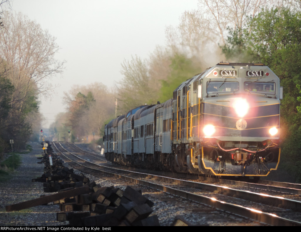 CSX 1 leads the OCS 